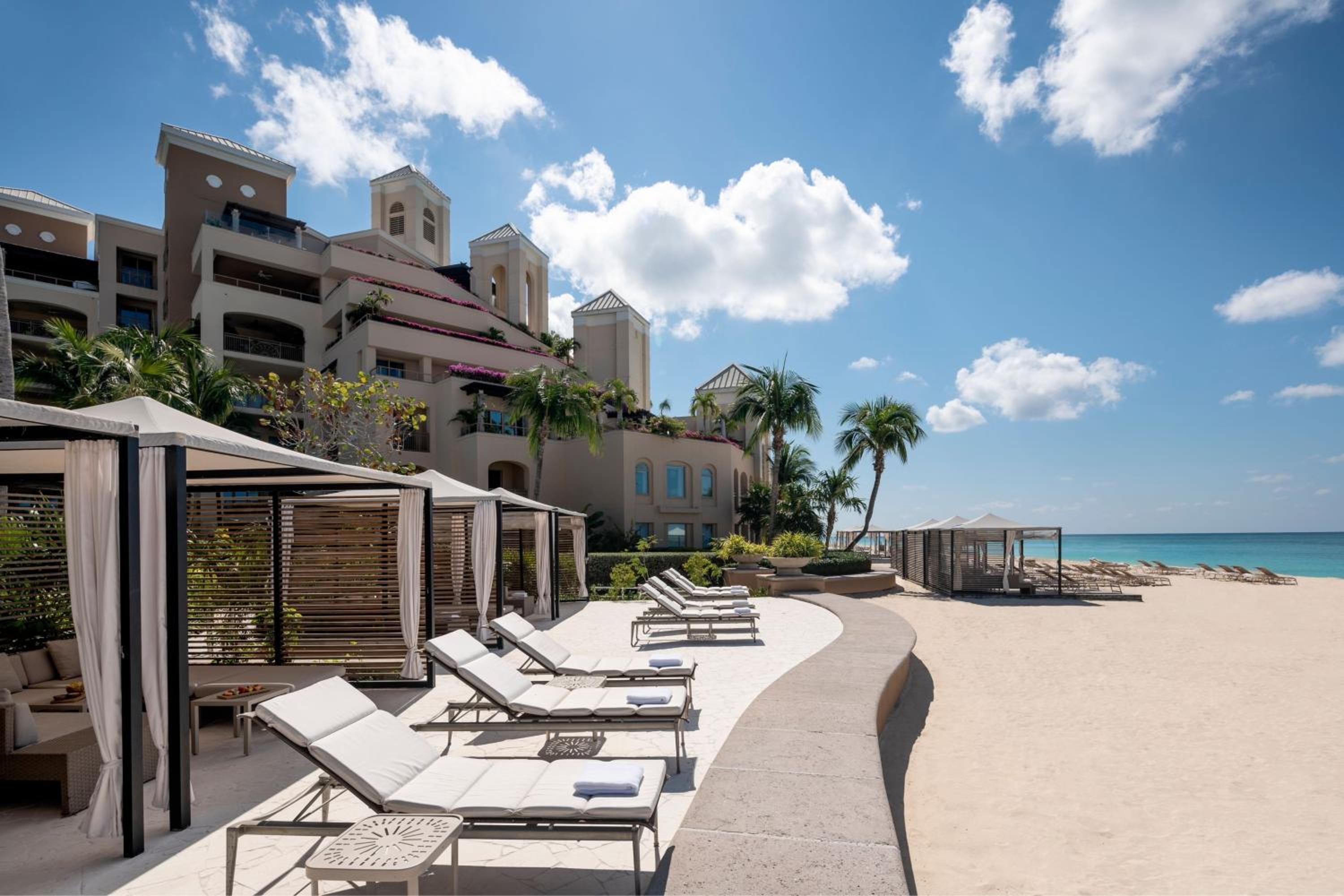 The pool, gardens, and beach at The Ritz-Carlton, Grand Cayman